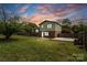 Large backyard featuring a wooden deck and mature trees at 1766 Colony Rd, Rock Hill, SC 29730