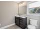 Bathroom with vanity, marble countertop, and ceramic tile floor at 1766 Colony Rd, Rock Hill, SC 29730