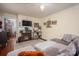 Cozy living room featuring fireplace and entertainment center at 211 Hershel Lackey Rd, Lincolnton, NC 28092