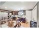 Spacious kitchen with stainless steel appliances and dark wood cabinets at 2614 Thornton Rd, Charlotte, NC 28208