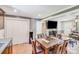 Inviting living room with an open floor plan with neutral color palette and fireplace at 2614 Thornton Rd, Charlotte, NC 28208