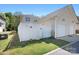 Exterior view of backyard with privacy fence and partial home view at 8524 Sunset Hill Rd, Waxhaw, NC 28173