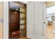 An elevator is centrally located in the home to provide access to all three levels at 8934 Winged Bourne Dr, Charlotte, NC 28210