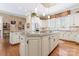 Spacious eat-in kitchen with granite countertops, center island and plenty of cabinet space at 8934 Winged Bourne Dr, Charlotte, NC 28210
