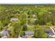 Aerial view of neighborhood with mature trees surrounding homes in the area at 103 Colonel Richard Rankin Dr, Stanley, NC 28164