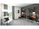 Bright room with a chair and two built in desks with shelving provides an ideal workspace at 121 Falling Up Ln, Salisbury, NC 28147
