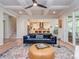 Spacious living room with hardwood floors, and an open view into the kitchen at 143 Robinson Ridge Dr, Mooresville, NC 28117