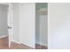 Bedroom featuring closet and hardwood floors at 212 Pine St, Rockwell, NC 28138
