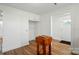 Kitchen area featuring white cabinets and butcher block island at 224 Adrian St, Mount Holly, NC 28120
