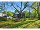 Charming home nestled among mature trees with a well-maintained lawn at 247 W Park Ave, Charlotte, NC 28203