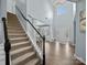 Grand foyer with high ceilings, staircase and hardwood floors at 253 Memory Ln, Rock Hill, SC 29732