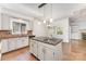 Modern kitchen with an island and granite countertops at 426 Saint Michaels Way, Fort Mill, SC 29708