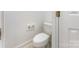 Powder room featuring a toilet and neutral tile flooring at 426 Saint Michaels Way, Fort Mill, SC 29708