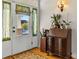 Charming foyer showcasing hardwood floors, stylish decor, and natural light at 557 Luther Dr, Iron Station, NC 28080