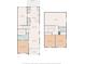 Detailed floor plan showcasing layout of all rooms, including bedrooms, bathrooms, kitchen, and garage at 1013 Laparc Ln, Indian Trail, NC 28079