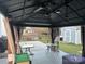 Outdoor gazebo with full enclosure, perfect for entertaining guests or enjoying a quiet evening at 10202 Orchard Grass Ct, Charlotte, NC 28278