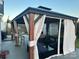 Outdoor gazebo with full enclosure, perfect for entertaining guests or enjoying a quiet evening at 10202 Orchard Grass Ct, Charlotte, NC 28278