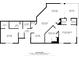 Detailed floor plan showcasing the layout of a home, including room dimensions and features at 1033 Southwest Dr, Davidson, NC 28036