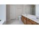 Bathroom featuring double sinks, tile flooring, and a separate room for the toilet and shower at 1144 Spicewood Pines Rd, Fort Mill, SC 29708
