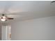 View into bedroom with a ceiling fan and light, leading to a doorway and a bathroom with vanity at 1144 Spicewood Pines Rd, Fort Mill, SC 29708