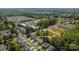 Aerial shot of 1216 Stourbridge Lion Dr, showing the neighborhood, proximity to amenities, and surrounding greenery at 1216 Stourbridge Lion Dr, Charlotte, NC 28213