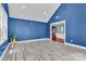 Bonus room with tile floors, vaulted ceilings, and large window overlooking the yard at 1216 Stourbridge Lion Dr, Charlotte, NC 28213