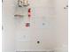 Utility room with shelving, electrical and mechanical boxes, and fresh paint at 123 Pumice Dr, Statesville, NC 28625