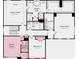 Detailed floor plan featuring the layout of the second floor, including the bedrooms, bathrooms, and game room at 167 Glenn Dr, Mooresville, NC 28115