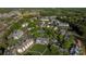 Aerial view of the community featuring manicured lawns and mature trees at 18700 Nautical Dr # 101, Cornelius, NC 28031