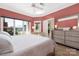 Inviting main bedroom with large windows and a dresser at 18700 Nautical Dr # 101, Cornelius, NC 28031