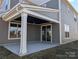 Covered patio with ceiling fan and sliding glass door, perfect for outdoor entertaining at 1921 Hendricks St, Rock Hill, SC 29732