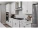 Stylish kitchen featuring white cabinets, stainless steel appliances, and modern countertops at 2085 Fordhill St, Rock Hill, SC 29362