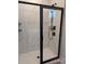 Sleek shower with a modern black frame and stylish fixtures at 2085 Fordhill St, Rock Hill, SC 29362
