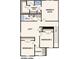 Upper level floor plan showcasing the owner's suite, loft, laundry and two additional bedrooms at 286 Bezelle Ave, York, SC 29745