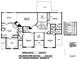 Second floor plan showing bedrooms, bathrooms, sitting area, and storage of a home in Waxhaw, North Carolina at 3011 Waxhaw Crossing Dr, Waxhaw, NC 28173