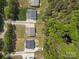 Aerial view of the neighborhood showcasing well-maintained yards backing to trees at 367 Neely Store Rd, Rock Hill, SC 29730
