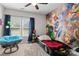 Fun bedroom featuring a Marvel characters themed wall and a racecar bed at 367 Neely Store Rd, Rock Hill, SC 29730