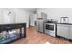 Kitchen with stainless steel appliances and an island at 36984 B&C Carter Rd, New London, NC 28127