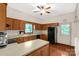 Kitchen with laminate countertops, wood cabinets, and stainless-steel appliances at 441 Kimbrook Ct, Rock Hill, SC 29730
