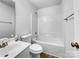 Cozy bathroom features a tub, sink, toilet and vanity, offering a private and functional space at 614 Saratoga Dr, Clover, SC 29710