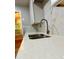 Close up of kitchen sink, countertop, and backsplash at 10805 Winterbourne Ct, Charlotte, NC 28277