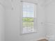 Bright closet space featuring white shelving and a window with a scenic view at 10942 Winterbourne Ct, Charlotte, NC 28277