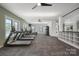 Community fitness center with treadmills, weights, and fitness equipment at 1107 Meander Ln, Waxhaw, NC 28173