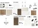 Selection of finishes for the home, including paint, trim, flooring, and hardware at 1107 Meander Ln, Waxhaw, NC 28173