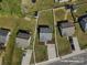 An aerial view showcases the property and its lot lines on a grassy lawn at 126 Newsome Rd, Salisbury, NC 28146