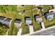 An aerial view showing the property's layout, backyard, and surrounding neighborhood at 126 Newsome Rd, Salisbury, NC 28146