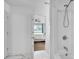 View of ensuite bathroom leading to Primary bedroom at 126 Newsome Rd, Salisbury, NC 28146