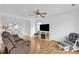 Comfortable living room featuring neutral paint, wood floors, and lots of space for Gathering and friends at 126 Newsome Rd, Salisbury, NC 28146