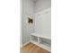 Hall tree features a built-in bench with storage and coat hooks at 134 Berkeley Ave, Mooresville, NC 28117