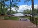Enjoy lovely lake views from the back deck, an ideal place to relax and admire lake life at 139 Sanford Ln, Badin Lake, NC 28127